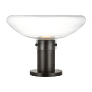 Visual Comfort AKTB681 Morgan 16" LED Table Lamp - Burnished Bronze/Clear