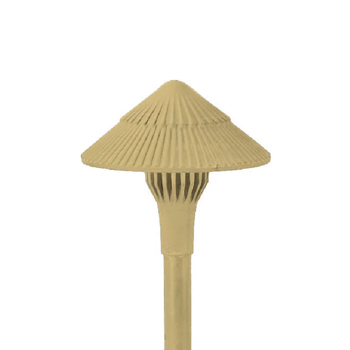 Focus Industries AL15SMLEDP 6" LED Tiki Area Light - Brass