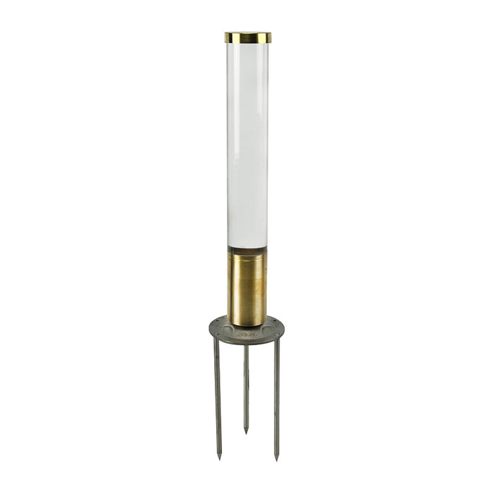 Focus Industries AL26MD 24" Tall LED Light Wand, GU5.3 Bi-Pin, 12V, 3 Prong Stake Mount