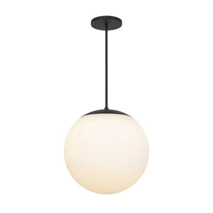 Alteck Lighting AP0074-5CCT-W Rondure 1-lt 18" LED Outdoor Pendant, 5CCT Selectable