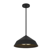 Alteck Lighting AP0075-5CCT-W Niu 1-lt 14" LED Outdoor Pendant, 5CCT Selectable