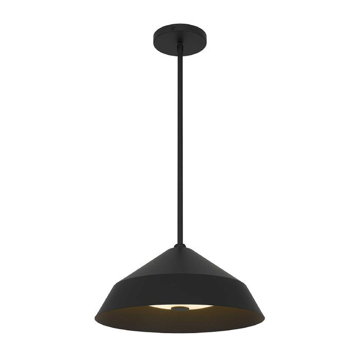 Alteck Lighting AP0075-5CCT-W Niu 1-lt 14" LED Outdoor Pendant, 5CCT Selectable
