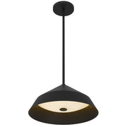 Alteck Lighting AP0075-5CCT-W Niu 1-lt 14" LED Outdoor Pendant, 5CCT Selectable