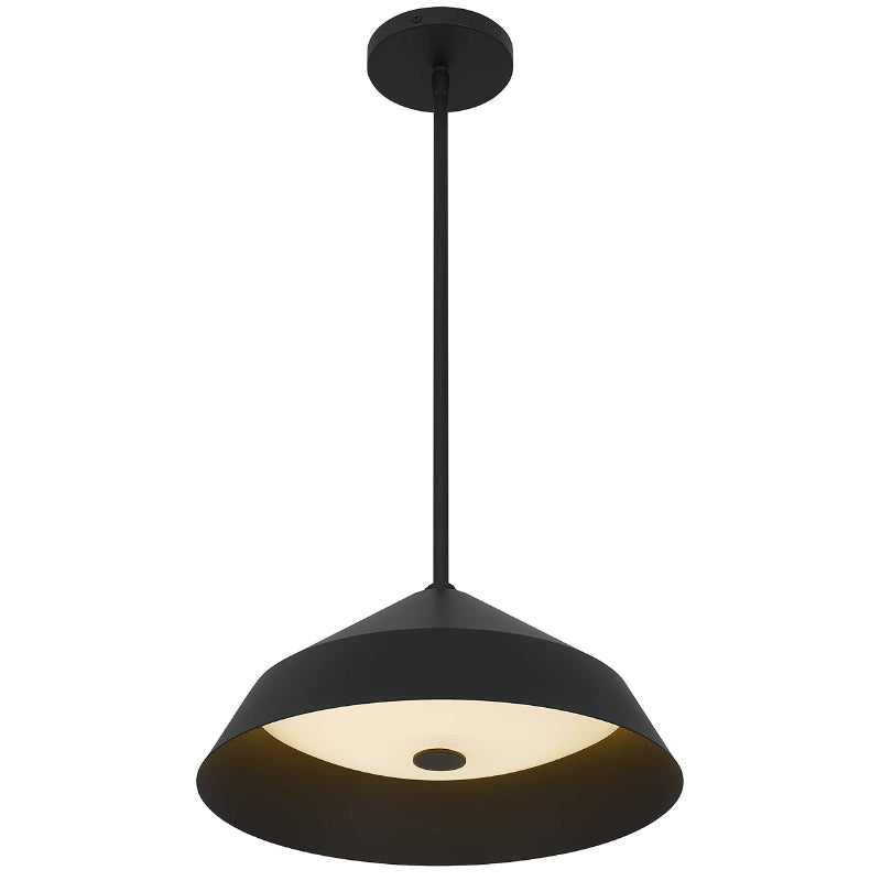 Alteck Lighting AP0075-5CCT-W Niu 1-lt 14" LED Outdoor Pendant, 5CCT Selectable