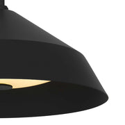 Alteck Lighting AP0075-5CCT-W Niu 1-lt 14" LED Outdoor Pendant, 5CCT Selectable