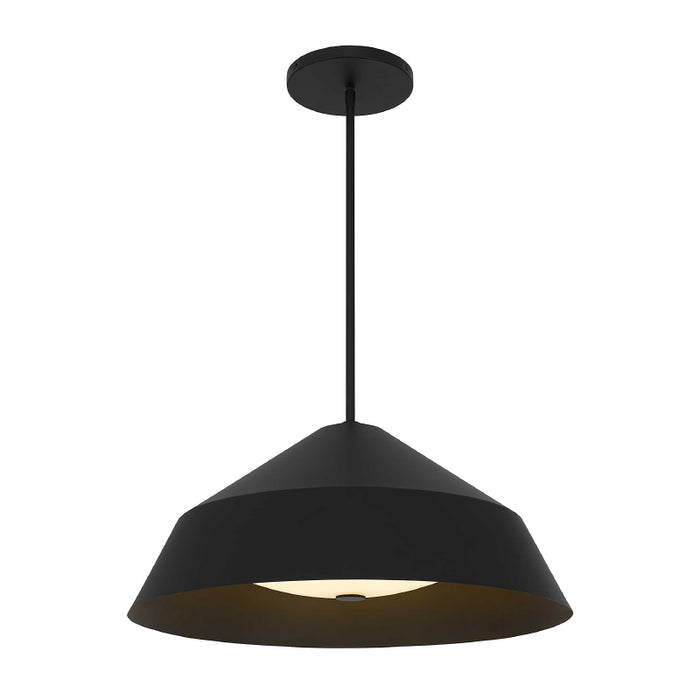 Alteck Lighting AP0076-5CCT-W Niu 1-lt 22" LED Outdoor Pendant, 5CCT Selectable