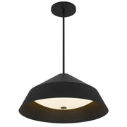 Alteck Lighting AP0076-5CCT-W Niu 1-lt 22" LED Outdoor Pendant, 5CCT Selectable