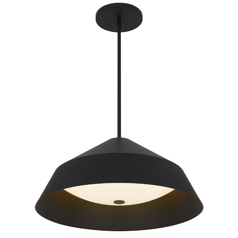 Alteck Lighting AP0076-5CCT-W Niu 1-lt 22" LED Outdoor Pendant, 5CCT Selectable