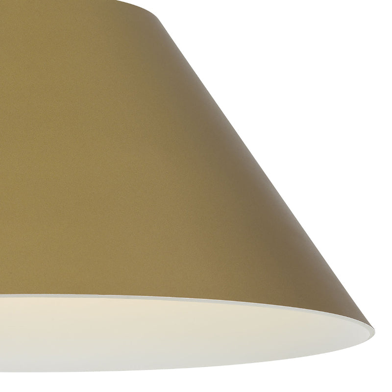 Alteck Lighting AP0078-5CCT-W Jaz 1-lt 22" LED Outdoor Pendant, 5CCT Selectable - Painted Brass