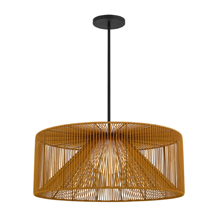 Alteck Lighting AP0150-5CCT-W Key West 1-lt 30" LED Outdoor Pendant, 5CCT Selectable