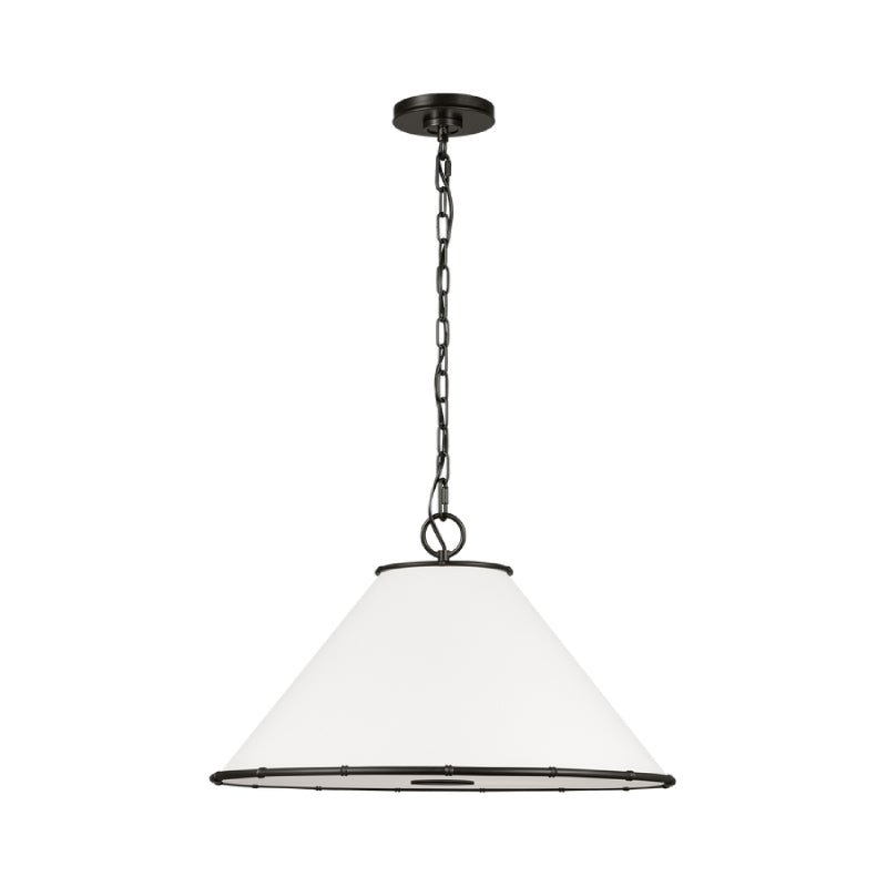 Visual Comfort AP1283 Aldric 3-lt 28" Large Pendant - Aged Iron
