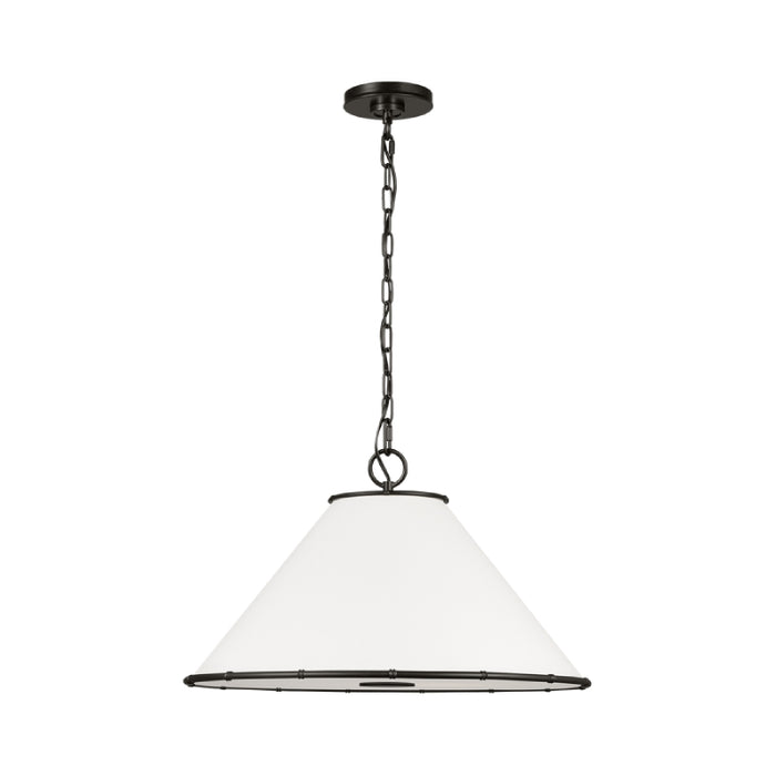 Visual Comfort AP1283 Aldric 3-lt 28" Large Pendant - Aged Iron