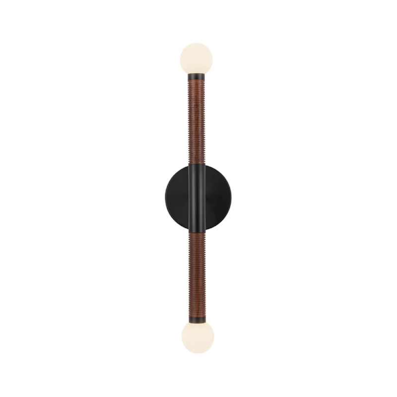 Alora Mood WV612223-UNV Arden 2-lt 23" Tall LED Vanity Light - Matte Black
