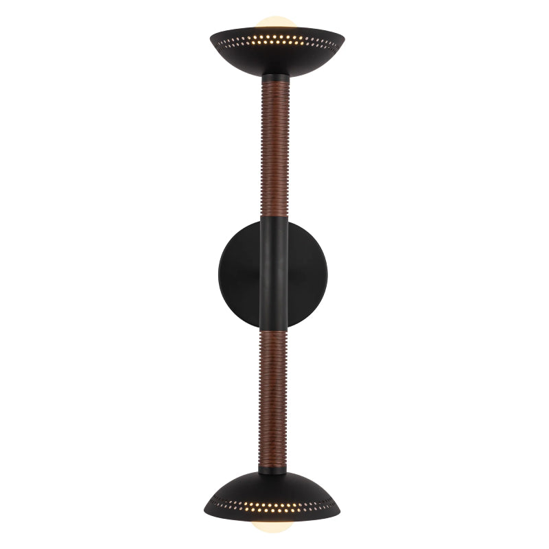 Alora Mood WV616223-UNV Arden 2-lt 23" Tall LED Vanity Light - Matte Black