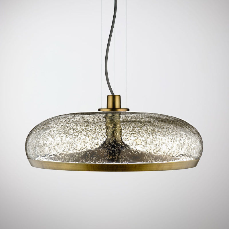 Leucos Aurelia Bold S45 2-lt 18" LED Pendant, Single Switch