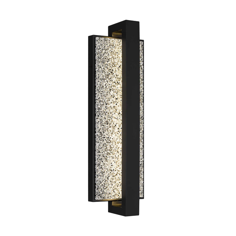 Alteck Lighting AW0005-3CCT-W Seafoam 1-lt 19" Tall LED Outdoor Wall Sconce, 3CCT Selectable
