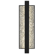 Alteck Lighting AW0005-3CCT-W Seafoam 1-lt 19" Tall LED Outdoor Wall Sconce, 3CCT Selectable
