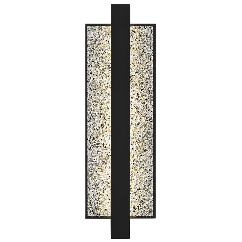 Alteck Lighting AW0005-3CCT-W Seafoam 1-lt 19" Tall LED Outdoor Wall Sconce, 3CCT Selectable