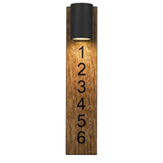 Alteck Lighting AW0011-3CCT-W Woodone 1-lt 26" Tall LED Outdoor Wall Sconce, 3CCT Selectable