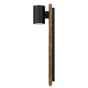 Alteck Lighting AW0011-3CCT-W Woodone 1-lt 26" Tall LED Outdoor Wall Sconce, 3CCT Selectable