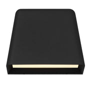 Alteck Lighting AW0031-3CCT-W Bull 1-lt 6" LED Outdoor Wall Sconce, 3CCT Selectable - Sand Black