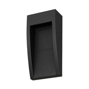 Alteck Lighting AW0038-3CCT-W Taper 1-lt 10" Tall LED Outdoor Wall Sconce, 3CCT Selectable