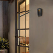 Alteck Lighting AW0038-3CCT-W Taper 1-lt 10" Tall LED Outdoor Wall Sconce, 3CCT Selectable