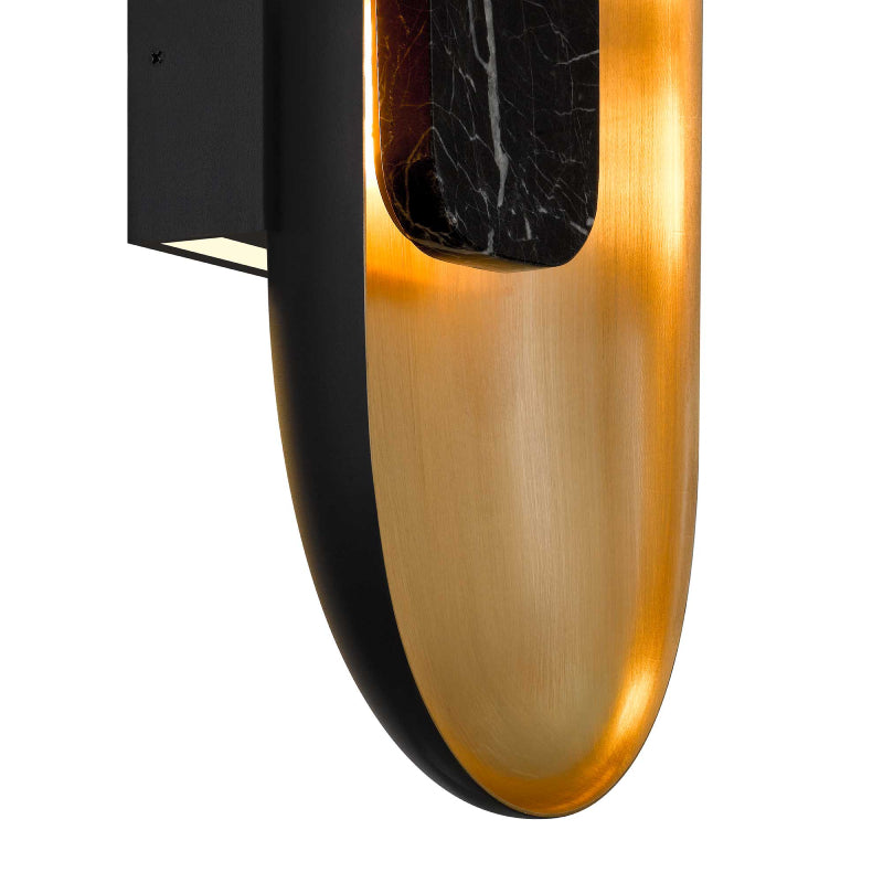 Alteck Lighting AW0042-3CCT-W Marilyn 1-lt 20" Tall LED Outdoor Wall Sconce, 3CCT Selectable - Brushed Brass