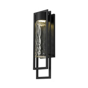 Alteck Lighting AW0052-3CCT-W 2 Step 1-lt 25" Tall LED Outdoor Wall Sconce, 3CCT Selectable