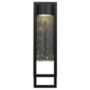 Alteck Lighting AW0052-3CCT-W 2 Step 1-lt 25" Tall LED Outdoor Wall Sconce, 3CCT Selectable