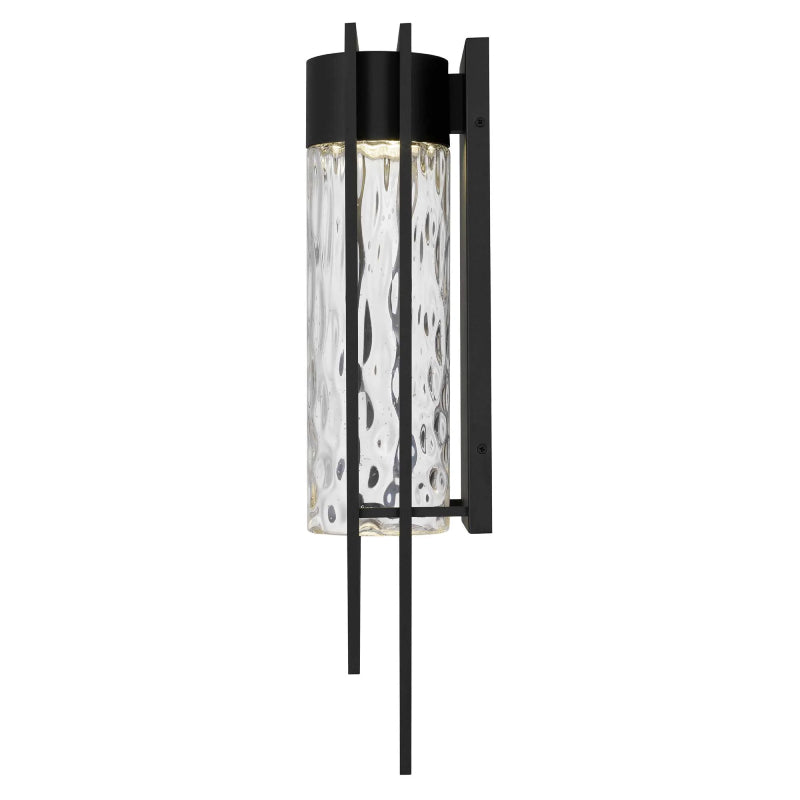 Alteck Lighting AW0052-3CCT-W 2 Step 1-lt 25" Tall LED Outdoor Wall Sconce, 3CCT Selectable