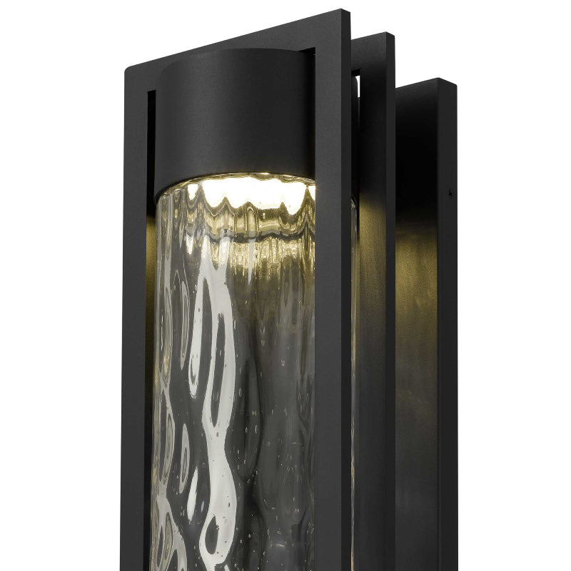 Alteck Lighting AW0052-3CCT-W 2 Step 1-lt 25" Tall LED Outdoor Wall Sconce, 3CCT Selectable