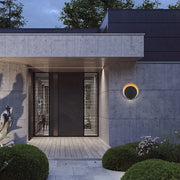 Alteck Lighting AW0090-3CCT-W Eclipse 1-lt 19" Tall LED Outdoor Wall Sconce, 3CCT Selectable
