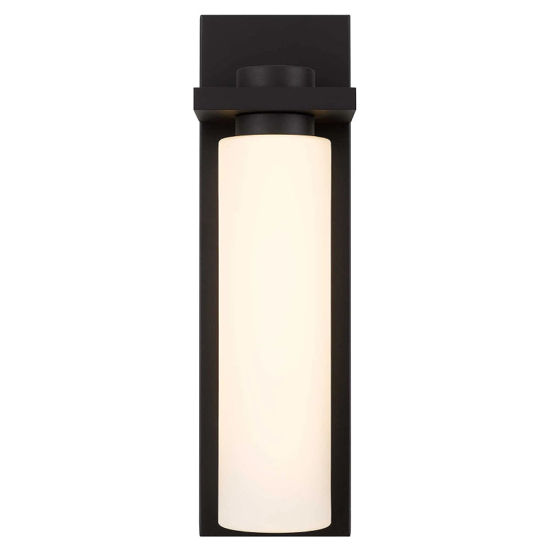 Alteck Lighting AW0094-3CCT-W Kast 1-lt 19" Tall LED Outdoor Wall Sconce, 3CCT Selectable