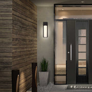 Alteck Lighting AW0094-3CCT-W Kast 1-lt 19" Tall LED Outdoor Wall Sconce, 3CCT Selectable