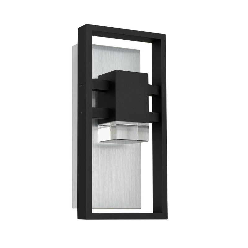 Alteck Lighting AW0105-3CCT-W Mars 1-lt 12" Tall LED Outdoor Wall Sconce, 3CCT Selectable