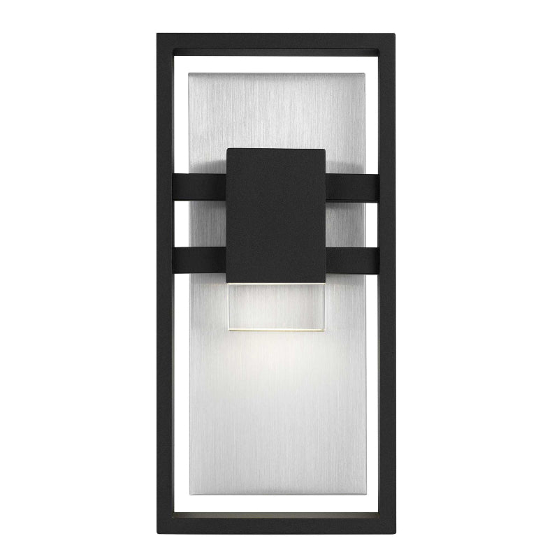 Alteck Lighting AW0105-3CCT-W Mars 1-lt 12" Tall LED Outdoor Wall Sconce, 3CCT Selectable