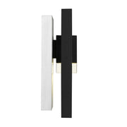 Alteck Lighting AW0105-3CCT-W Mars 1-lt 12" Tall LED Outdoor Wall Sconce, 3CCT Selectable