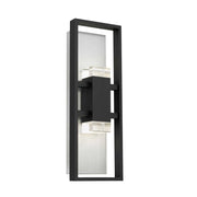 Alteck Lighting AW0106-3CCT-W Mars 1-lt 18" Tall LED Outdoor Wall Sconce, 3CCT Selectable