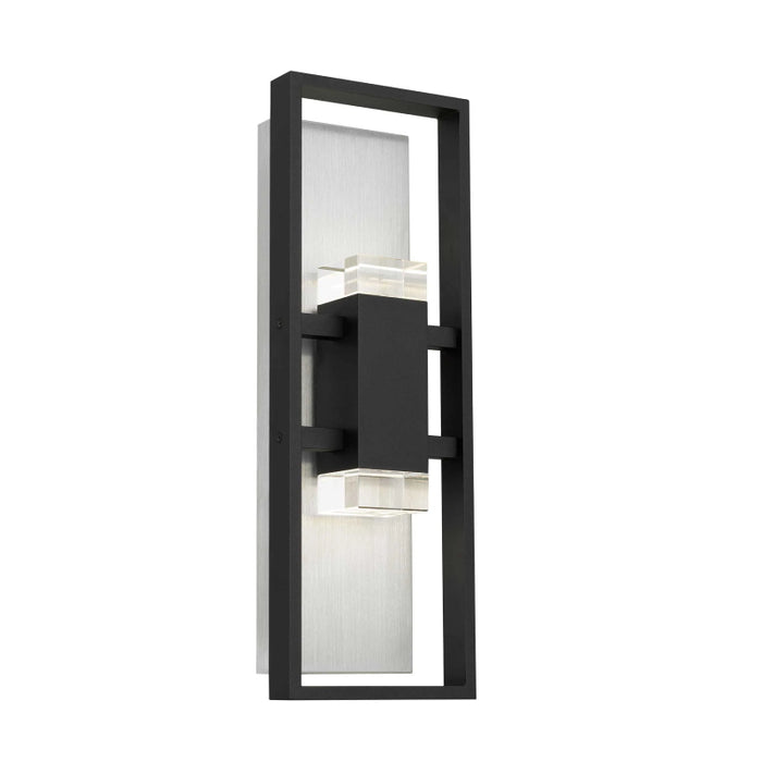 Alteck Lighting AW0106-3CCT-W Mars 1-lt 18" Tall LED Outdoor Wall Sconce, 3CCT Selectable