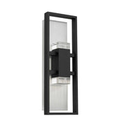 Alteck Lighting AW0106-3CCT-W Mars 1-lt 18" Tall LED Outdoor Wall Sconce, 3CCT Selectable