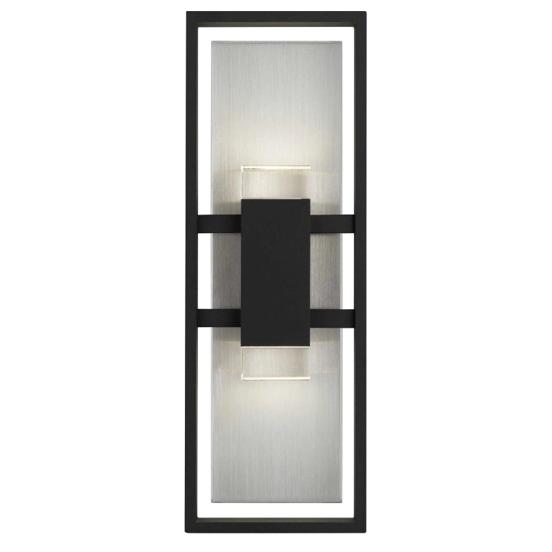 Alteck Lighting AW0106-3CCT-W Mars 1-lt 18" Tall LED Outdoor Wall Sconce, 3CCT Selectable