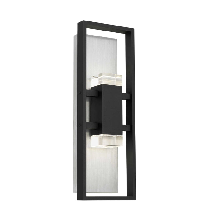 Alteck Lighting AW0107-3CCT-W Mars 1-lt 24" Tall LED Outdoor Wall Sconce, 3CCT Selectable