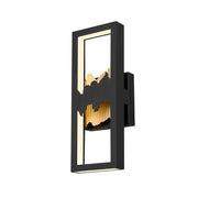 Alteck Lighting AW0111-3CCT-W Sunrize 1-lt 15" Tall LED Outdoor Wall Sconce, 3CCT Selectable