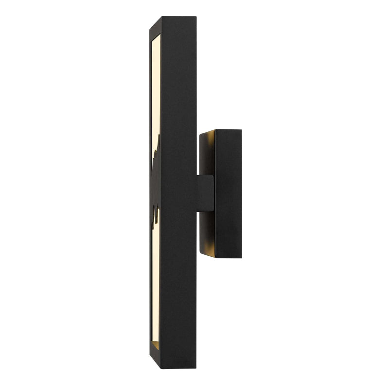 Alteck Lighting AW0111-3CCT-W Sunrize 1-lt 15" Tall LED Outdoor Wall Sconce, 3CCT Selectable
