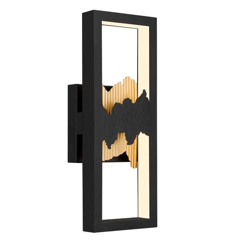 Alteck Lighting AW0111-3CCT-W Sunrize 1-lt 15" Tall LED Outdoor Wall Sconce, 3CCT Selectable