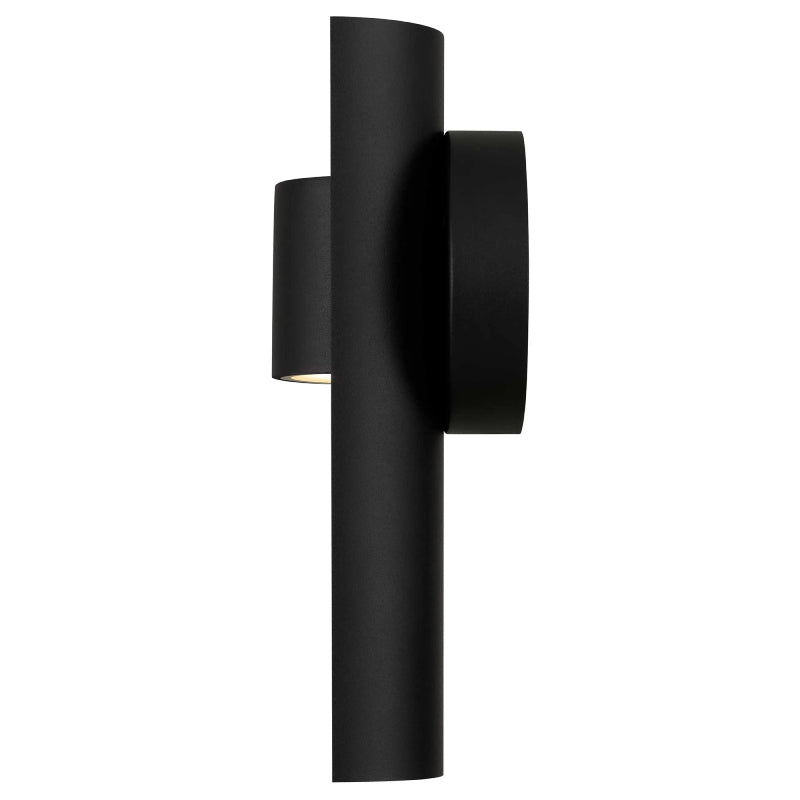Alteck Lighting AW0113-3CCT-W Hugo 1-lt 12" Tall LED Outdoor Wall Sconce, 3CCT Selectable