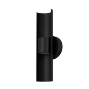 Alteck Lighting AW0114-3CCT-W Hugo 1-lt 14" Tall LED Outdoor Wall Sconce, 3CCT Selectable