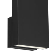 Alteck Lighting AW0117-3CCT-W Mille 1-lt 18" Tall LED Outdoor Wall Sconce, 3CCT Selectable