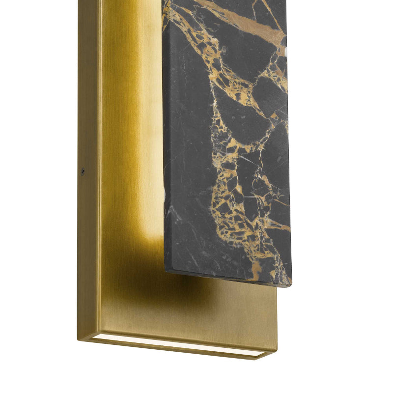 Alteck Lighting AW0123-3CCT-W Zoey 1-lt 18" Tall LED Outdoor Wall Sconce, 3CCT Selectable